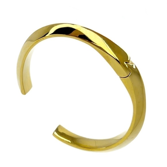 Kate Spade Raise The Bar Cuff Bracelet Hinged Gold-Toned New NWT - Picture 8 of 8